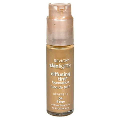 Revlon SkinLights Diffusing Tint Foundation, SPF 15, Beige 04, 1 Fluid Ounce (29.5 ml)