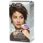 L'Oreal Feria Permanent Multi-Faceted Shimmering Colour, 41 Rich Mahogany, 1 ea