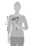 Conair 1875 Watt Compact Folding Handle Styler / Hair Dryer with Dual Voltage; Grey