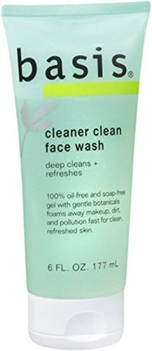 Basis Cleaner Clean Face Wash, 6 Fluid Ounces