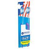 Oral-B Indicator Contour Clean Medium Bristle Toothbrush Value Pack 2 Count