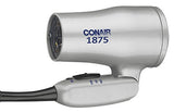 Conair 1875 Watt Compact Folding Handle Styler / Hair Dryer with Dual Voltage; Grey