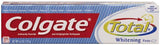 Colgate Total Whitening Paste, Anticavity Fluoride and Antigingivitis Toothpaste Paste, 6 Ounce (170 g)