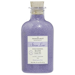 Aromafloria Aromatherapy Collection Stress Less Ocean Mineral Salts, Lavender/Chamomile/Sage, 23.0 Ounce