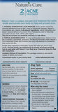 Nature's Cure Two Part Acne Treatment System for Males (1 Month Supply)