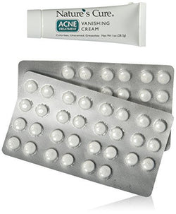 Nature's Cure Two Part Acne Treatment System for Males (1 Month Supply)