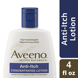 Aveeno Anti-Itch Concentrated Lotion Relieves Minor Skin Irritations, 4 Fl. Oz