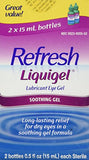 Refresh Liquigel Lubricant Eye Drops 1 Fluid - 2 x 0.5 Ounce each